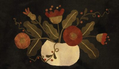 Flowers in a Pumpkin Shell Maggie Bonanomi by Blackberry Primitives