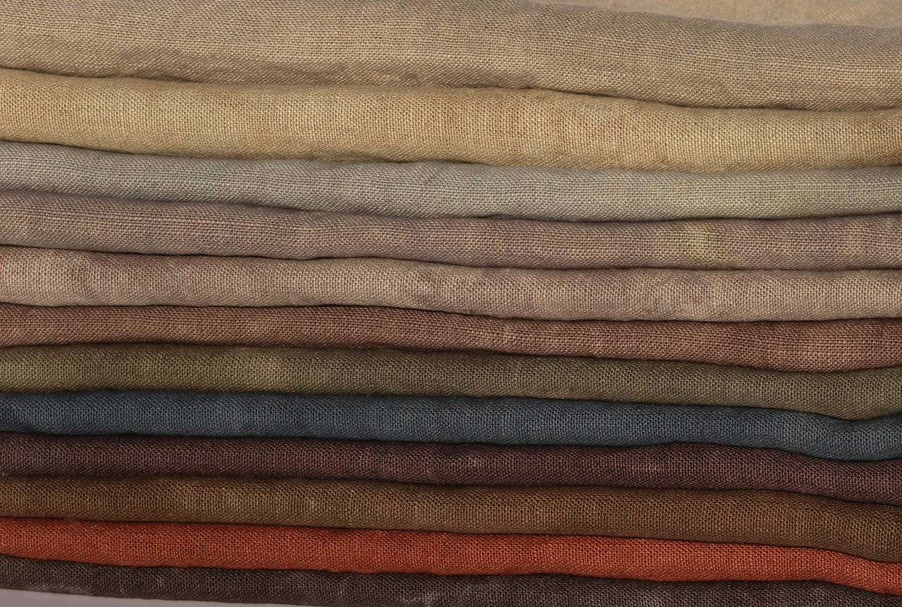 Hand Dyed Linen - Blackberry Primitives