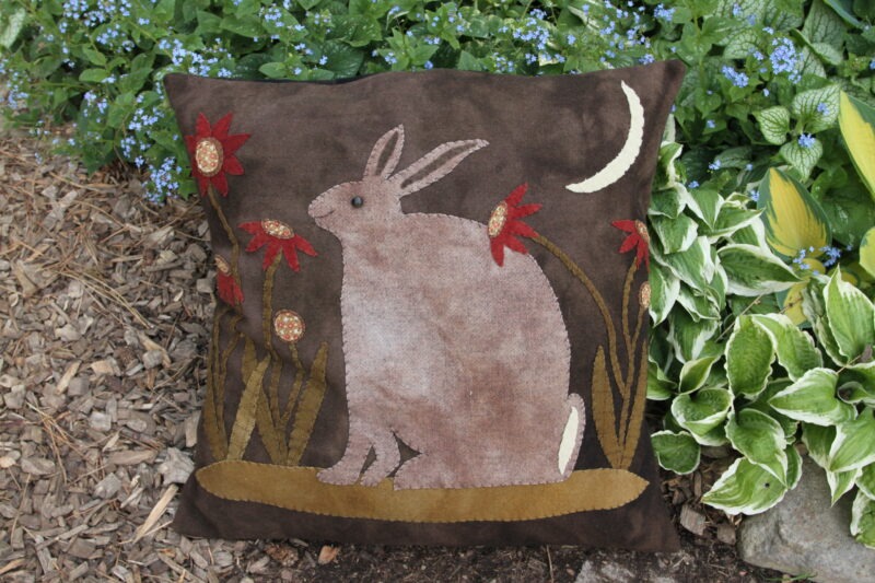 Primitive Hare in the Wildflowers Newly Released by Blackberry Primitives