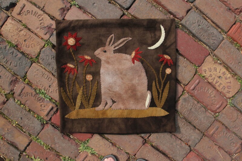 Primitive Hare in the Wildflowers Newly Released by Blackberry Primitives